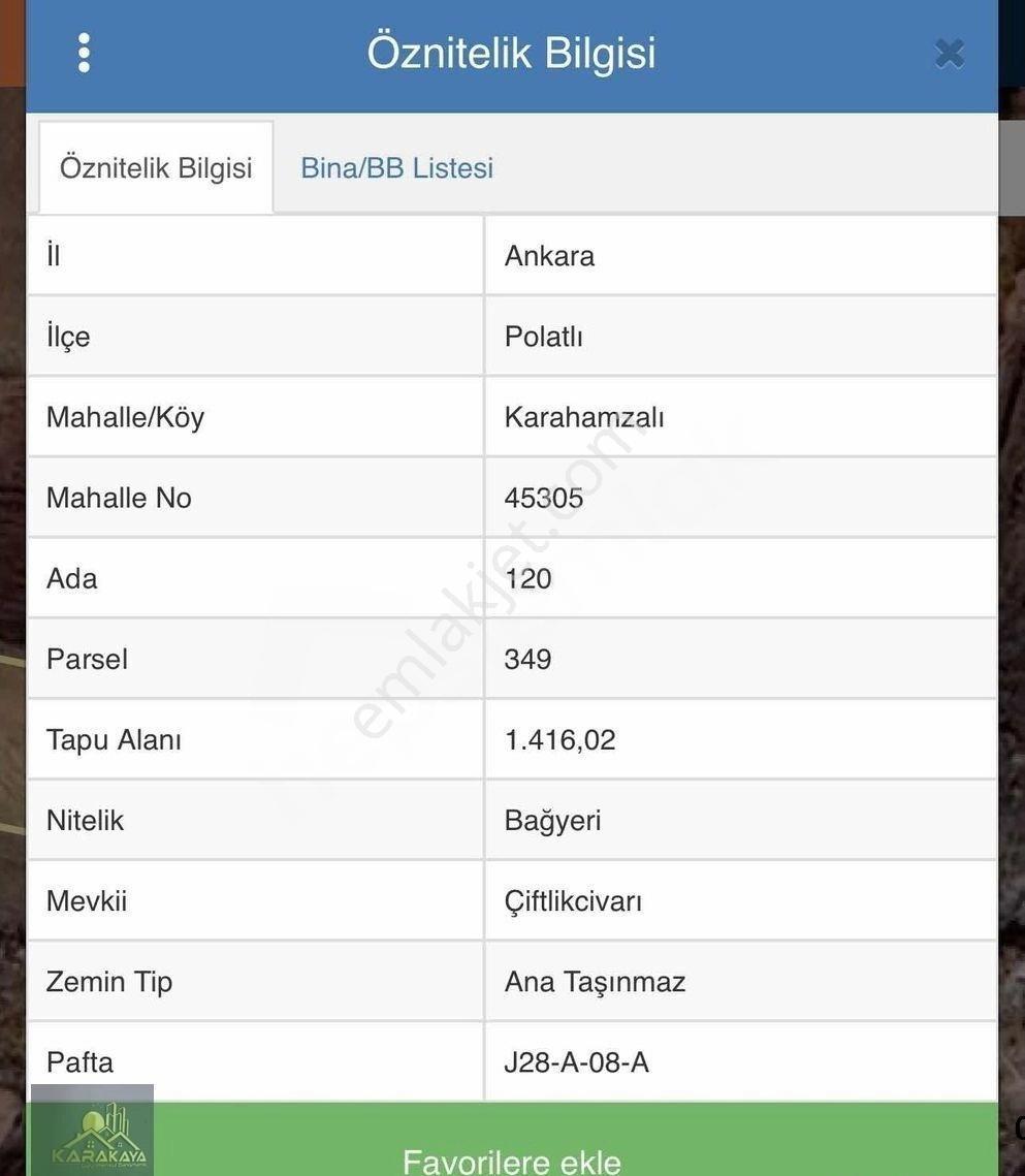 Karakaya Emlak Ofisinden Karahamzalı'da Satılık Arsa - Görsel 2