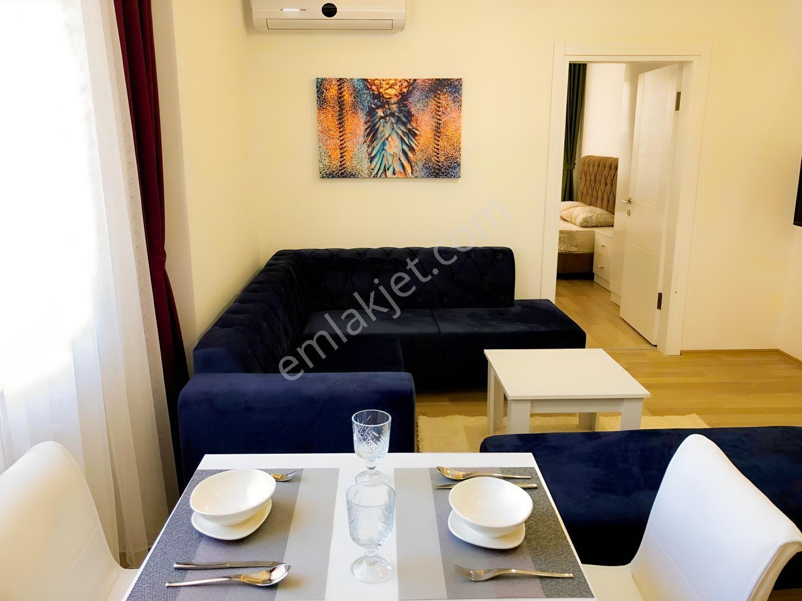 Konaklar Mahallesinde Kiralık Lüks Eşyalı 1+1 Daire - Görsel 3