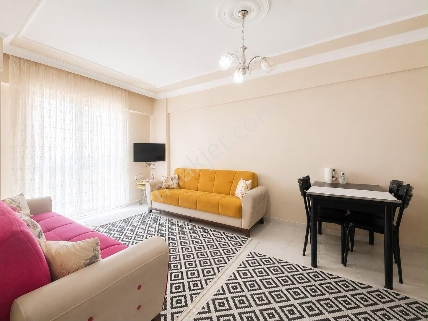 ^meyra'dan Havuzlu Aqualı Sitede Havuz Cephe Eşyalı 1+1 Daire^ - Görsel 9