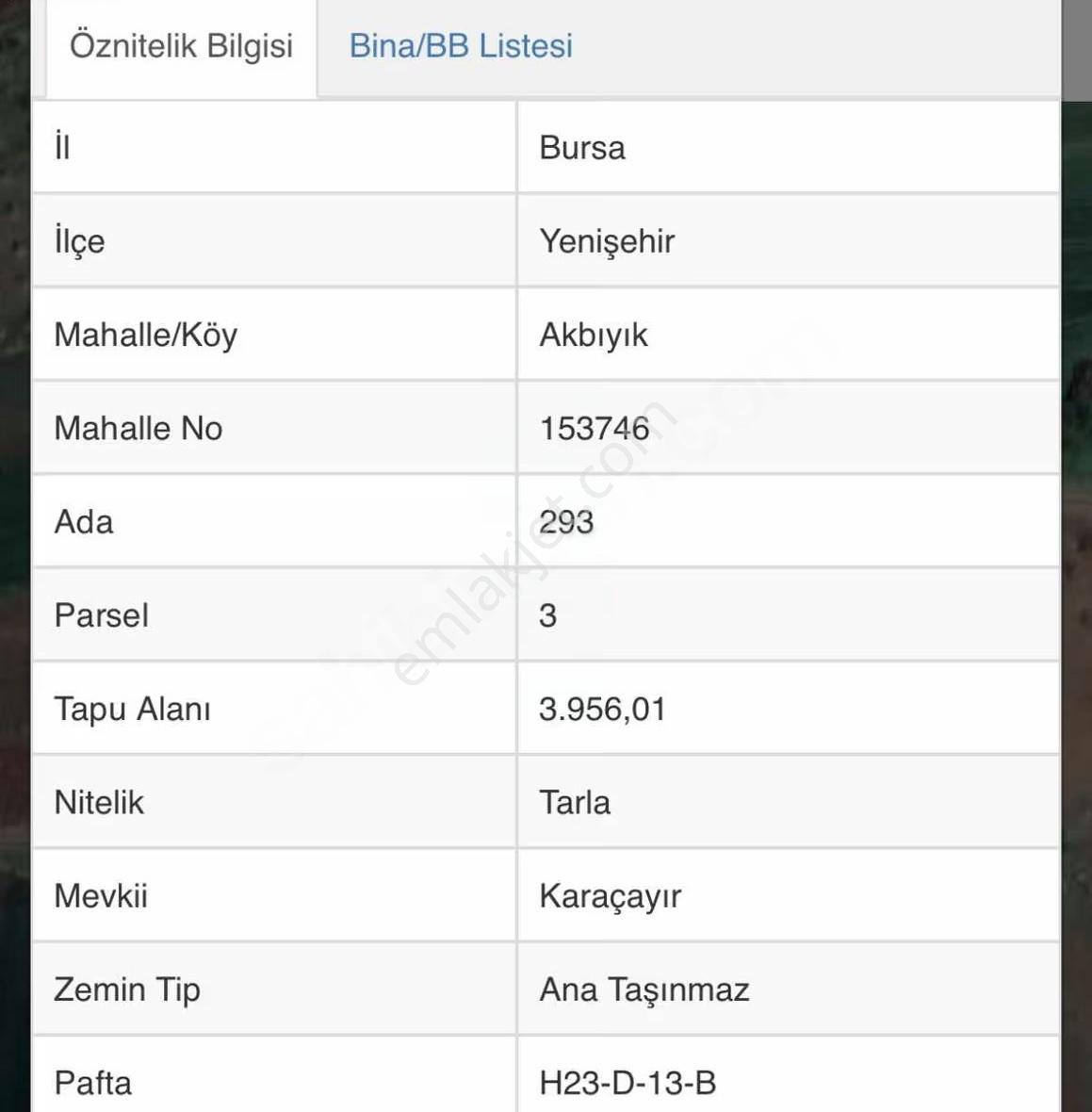 Yenişehirde Fırsat Tarla