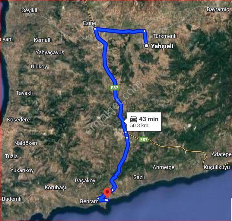 Çanakkale,bayramiç,yahşieli Köyünde Satılık Arsa - Görsel 10