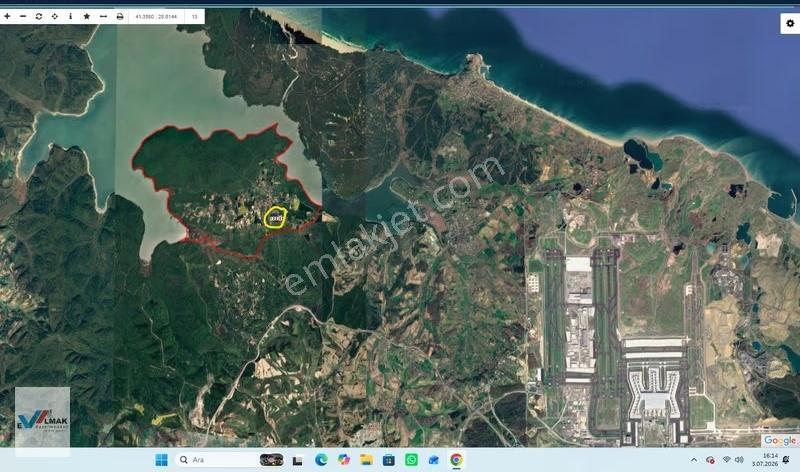 Evalmak'tan Arnavutköy Balaban'da 605m² Yatırımlık Hisseli Tarla - Görsel 2