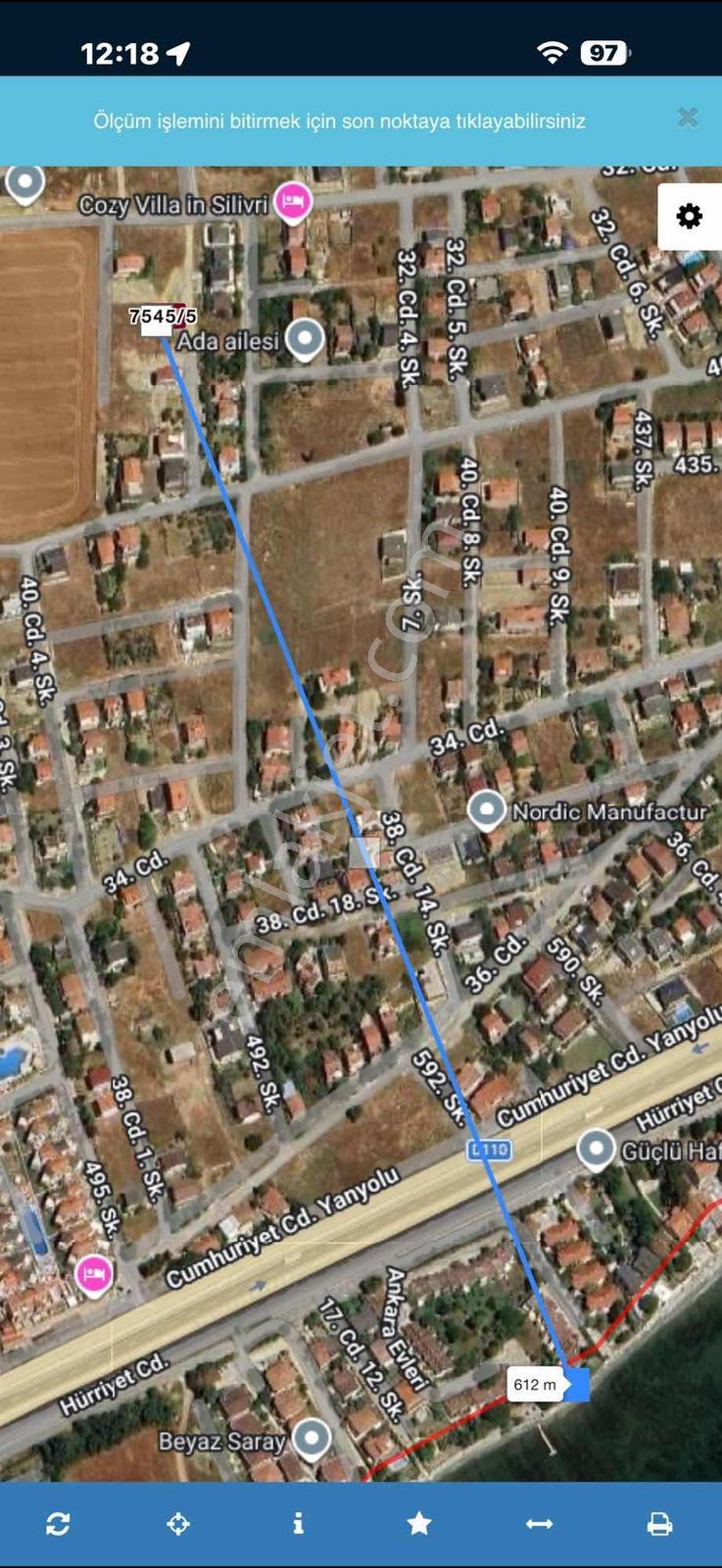 Satılık Arsa Silivri Gümüşyakada Denize Yürüme Mesafesinde - Görsel 7