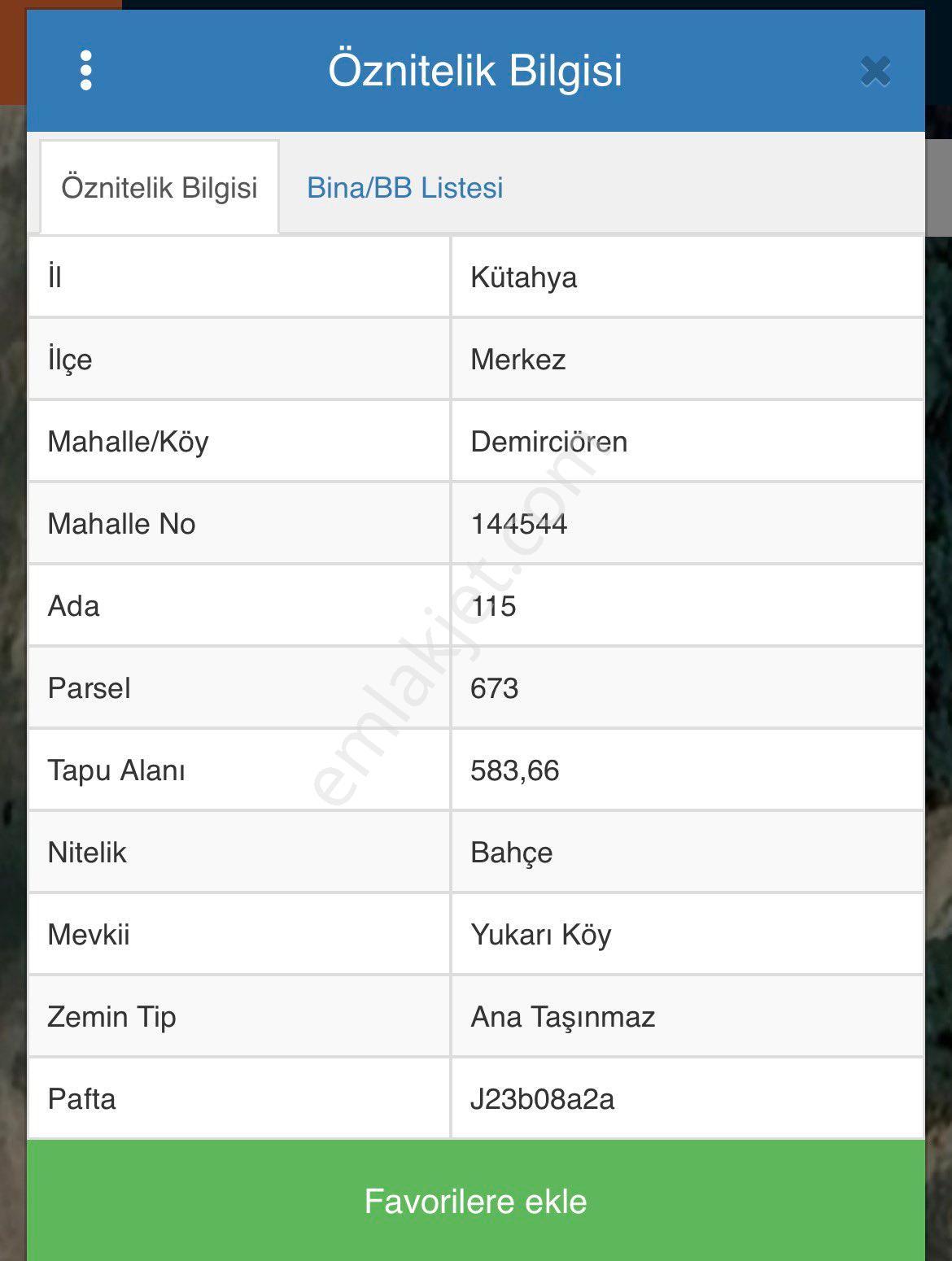 Deniz Yiğit Emlaktan Demirciören Köyünde Satılık Bahçe - Görsel 4