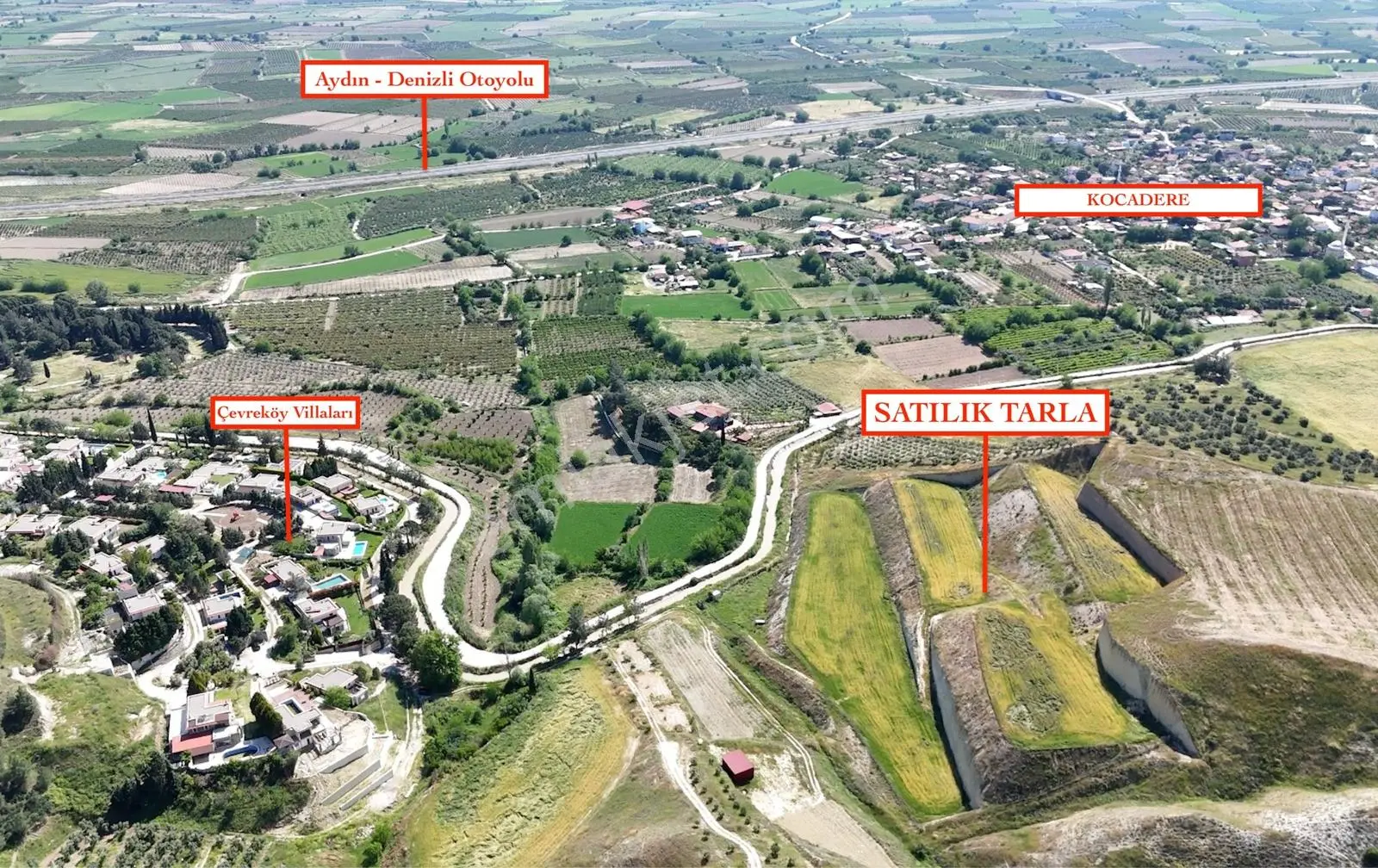 C21 Loft'tan Denizli Pamukkale Kocadere'de Satılık Tarla - Görsel 2