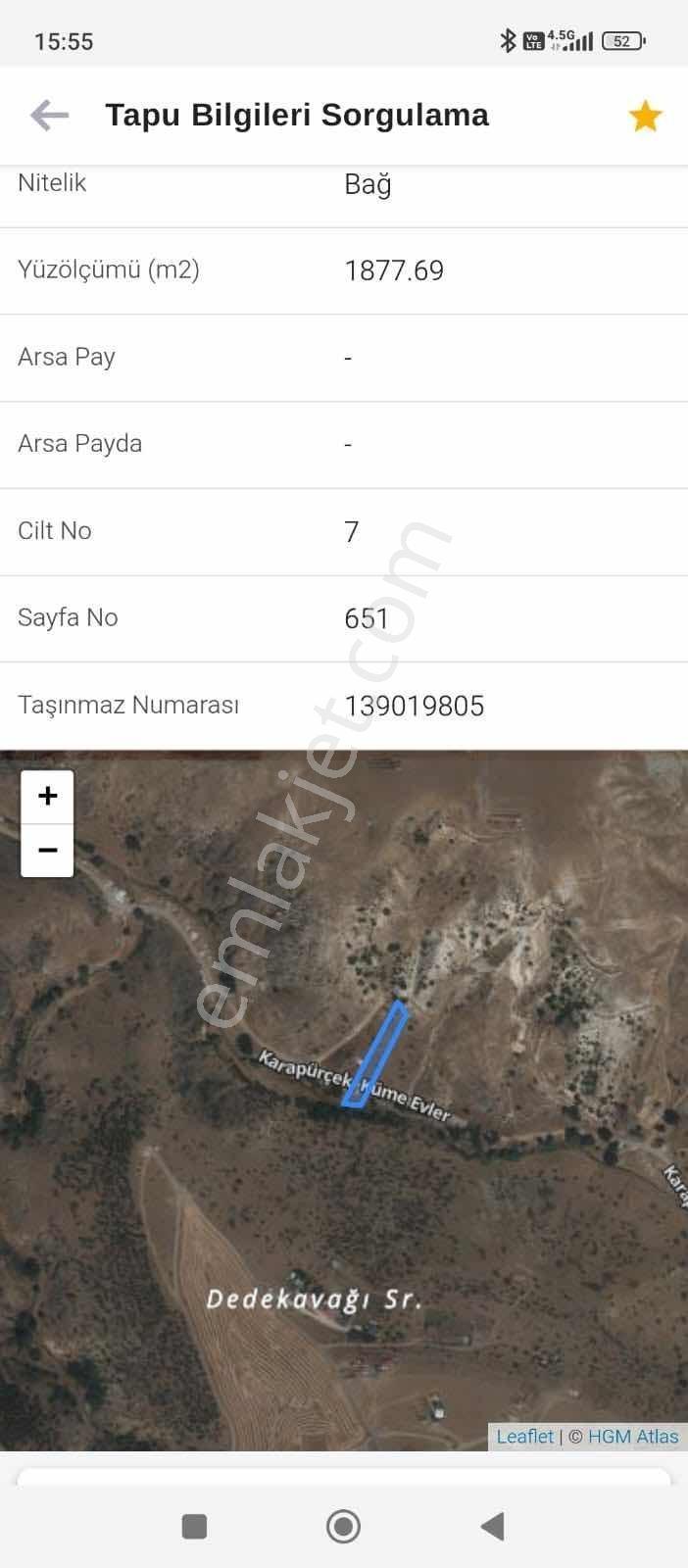 Giçik'ta Yol Kenarı 63 M2 Hisse Hem Bahçe Hem Yatırım İçin Uygun - Görsel 8