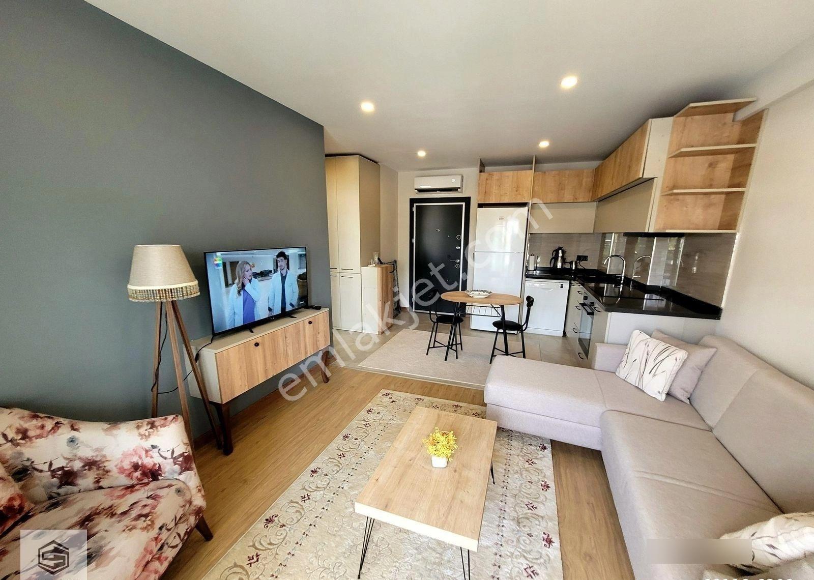 Aksu Altıntaş Havuzlu Site'de 1+1 Lüks Mobilyalı Daire - Görsel 21