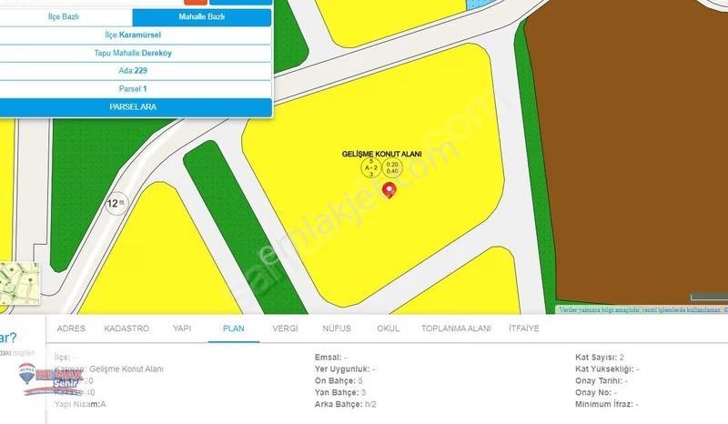 Karamürsel Dereköy'de 519 M2 Deniz Manzaralı Satılık Arsa - Görsel 9