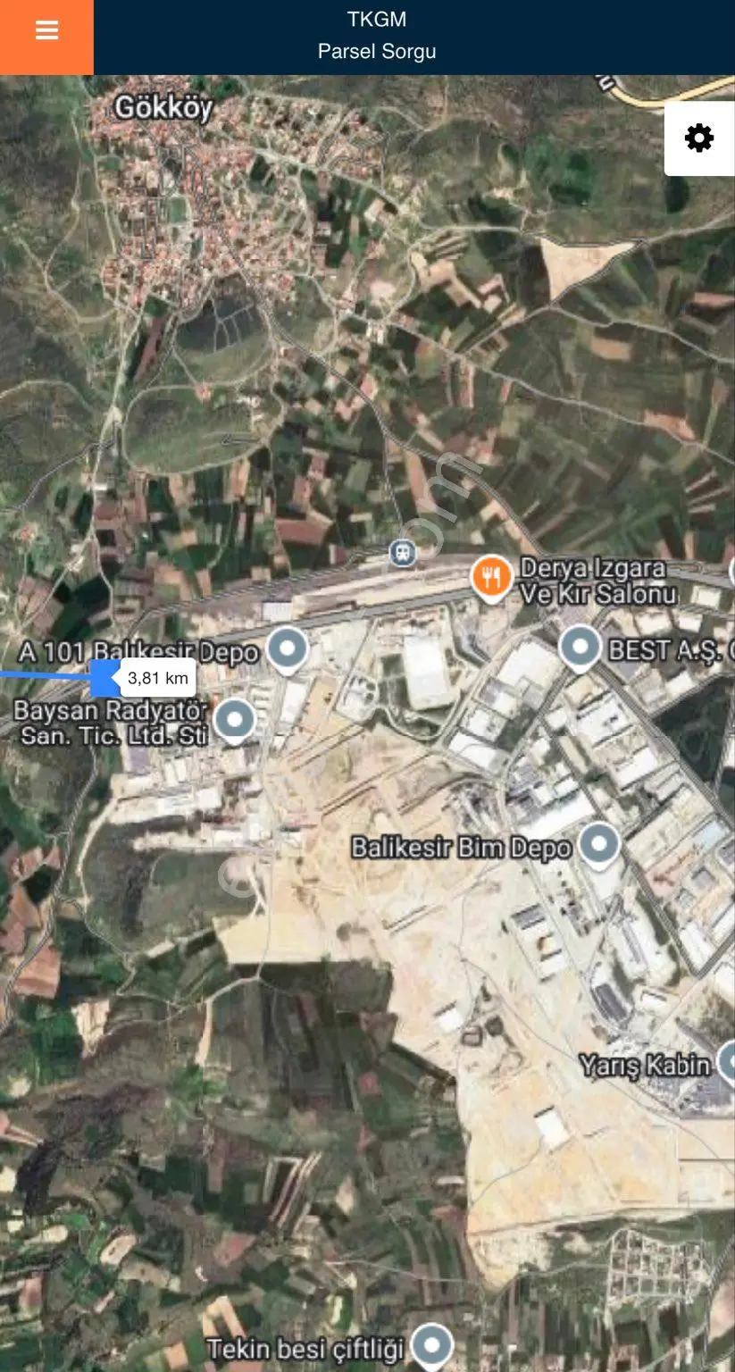 Balcity - Balıkesir | Altıeylül Küpeler'de 14.380 M² Asfalta Cephe %5 İmarlı Satılık Tarla - Görsel 3