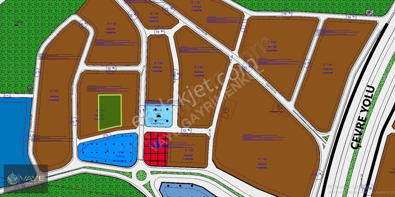 Vaye Gayrimenkul'den 9 Kat İmarli 403m² Arsa Fırsatı