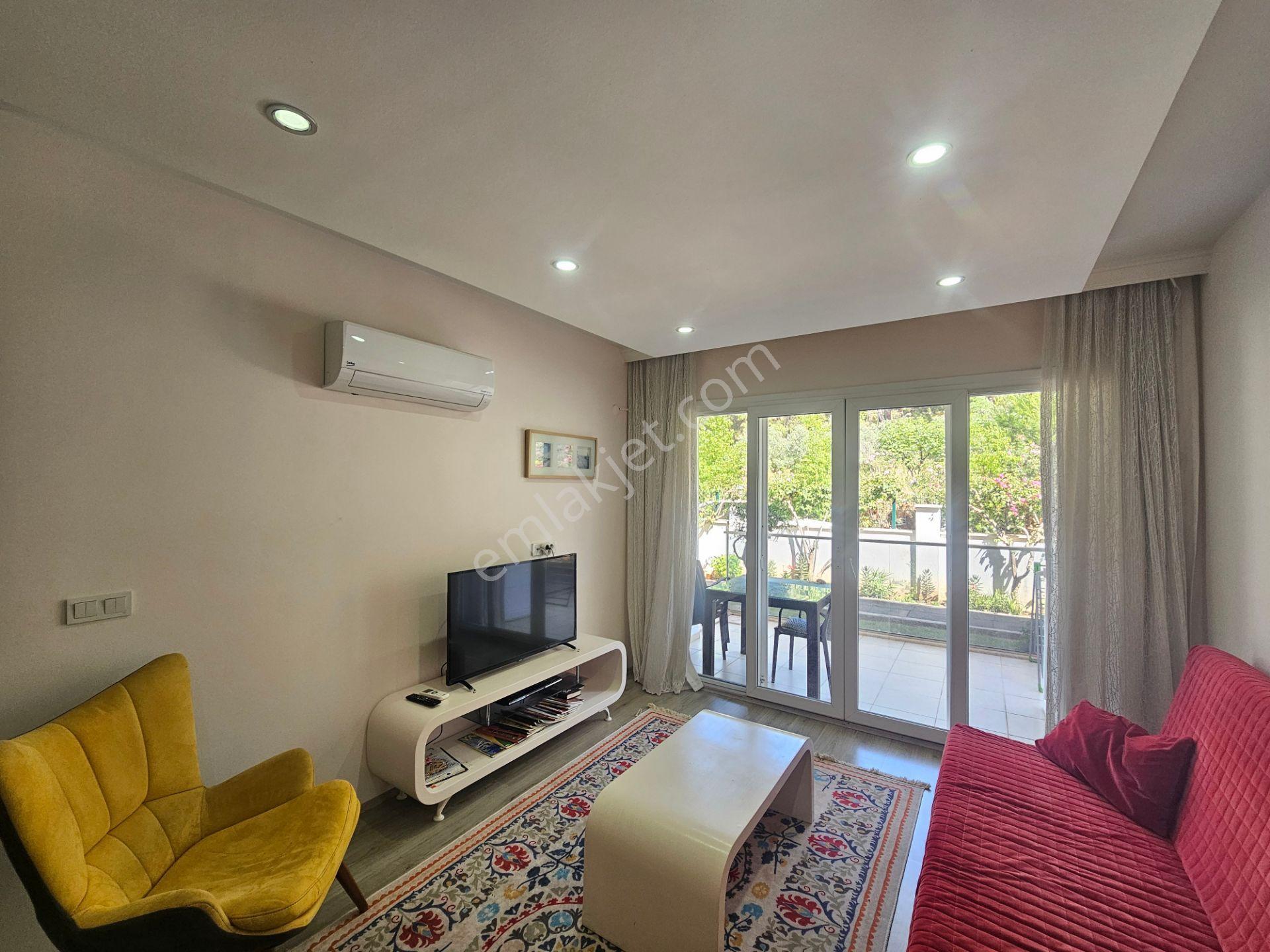 Goldhouse Dan Kiralık Daire Havuzlu Sitede Bahçe Katı 1+1 Eşyalı - Görsel 3
