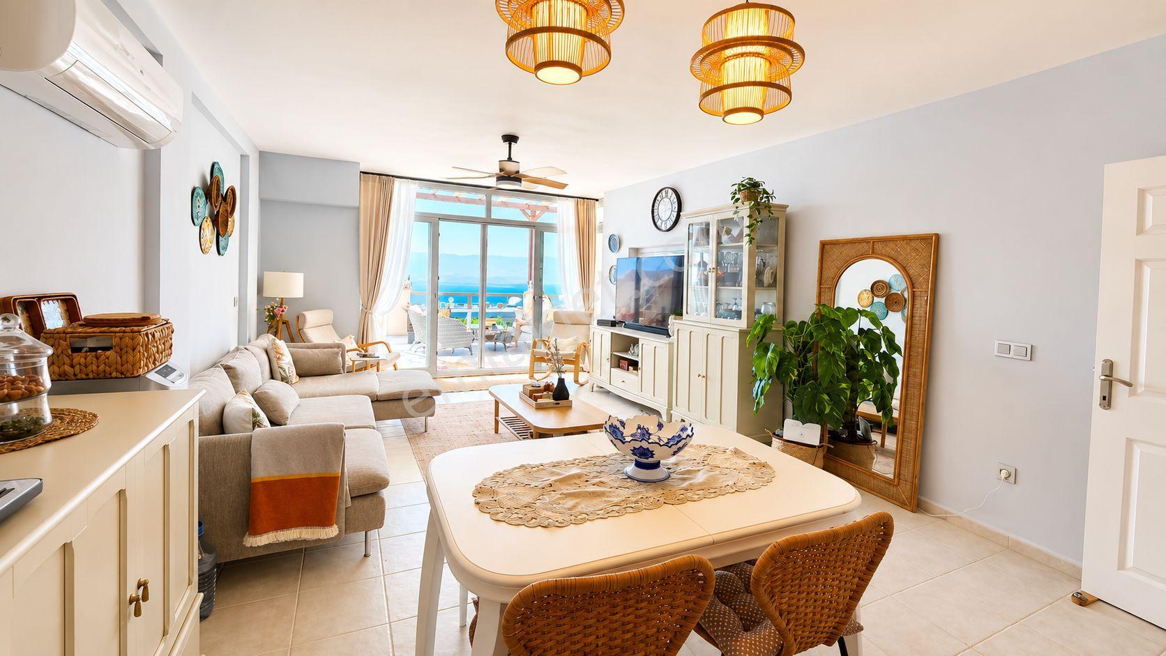 Milas Bodrum Boğaziçi'nde Deniz Manzaralı Satılık 2+1 Daire - Görsel 25
