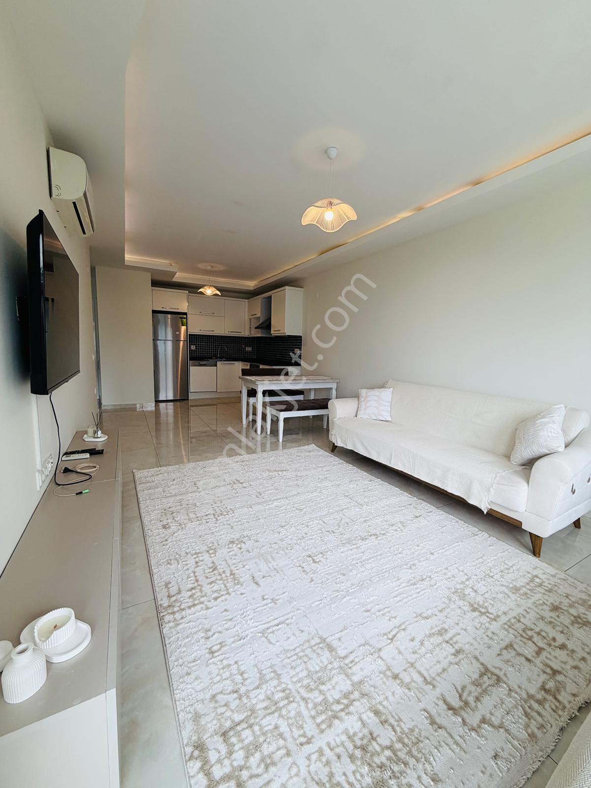 Alanya Kestel 1+1 65m2 Denize Sıfır Açık Kapalı Havuz Sauna,acil - Görsel 14