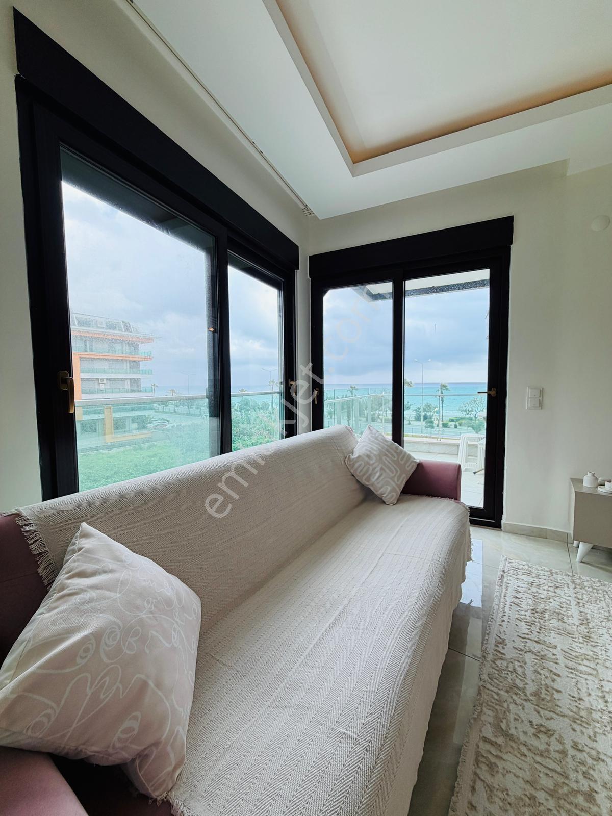 Alanya Kestel 1+1 65m2 Denize Sıfır Açık Kapalı Havuz Sauna,acil - Görsel 6
