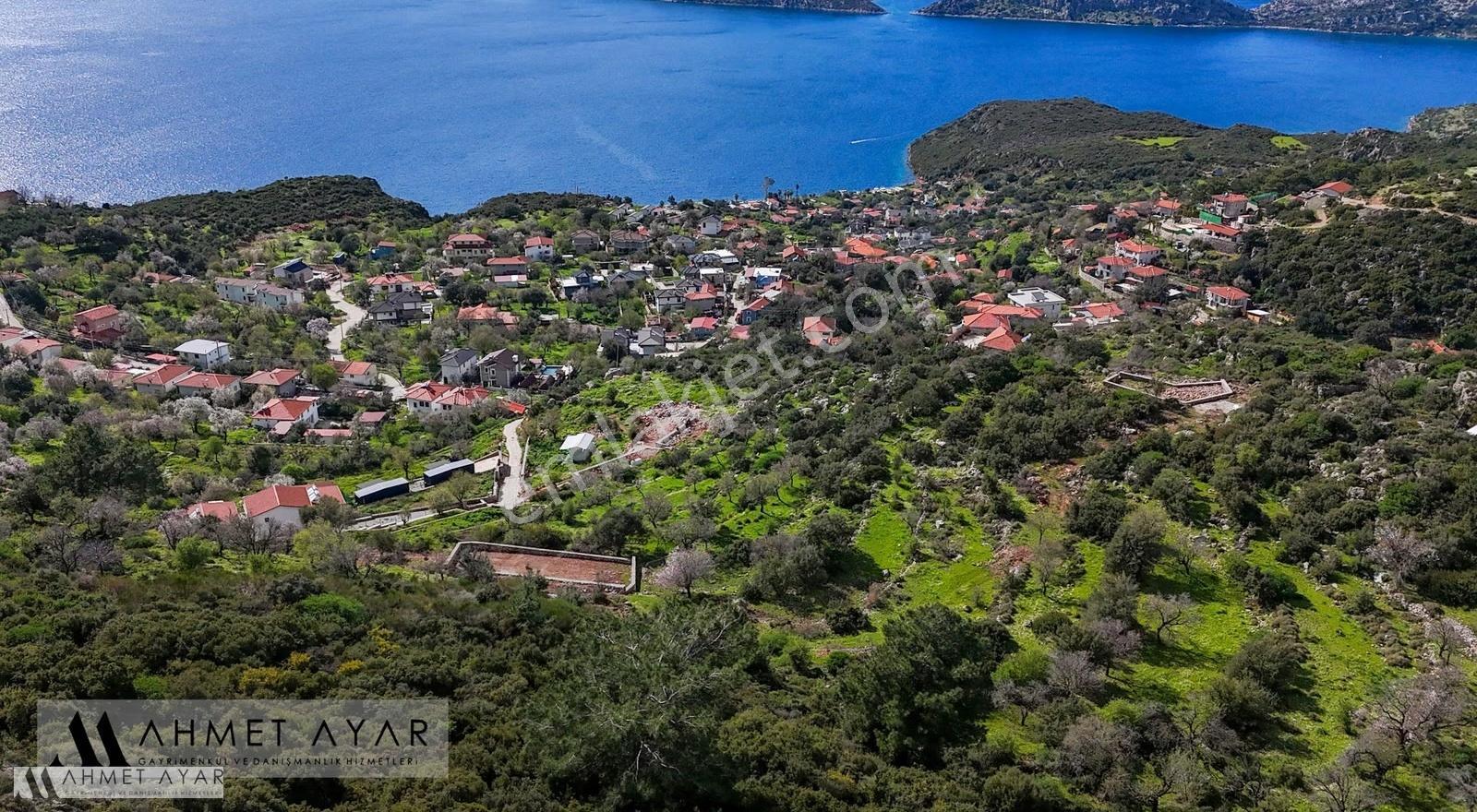 Marmaris Söğüt Köyünde Kapanmaz Deniz Manzaralı Satılık Tarla - Görsel 15