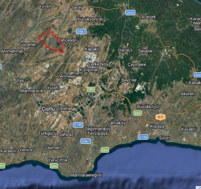 Tekirdağ Kapaklı Uzunhacılar'da Yatırımlık Tek Tapu Arazi - Görsel 15