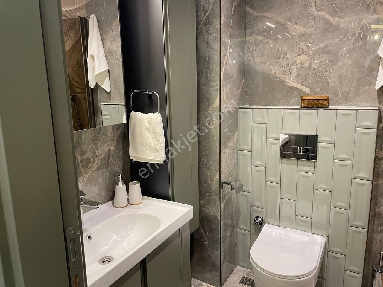 Alanya Oba 1+1 Kiralık Eşyalı Lüx Daire - Görsel 22
