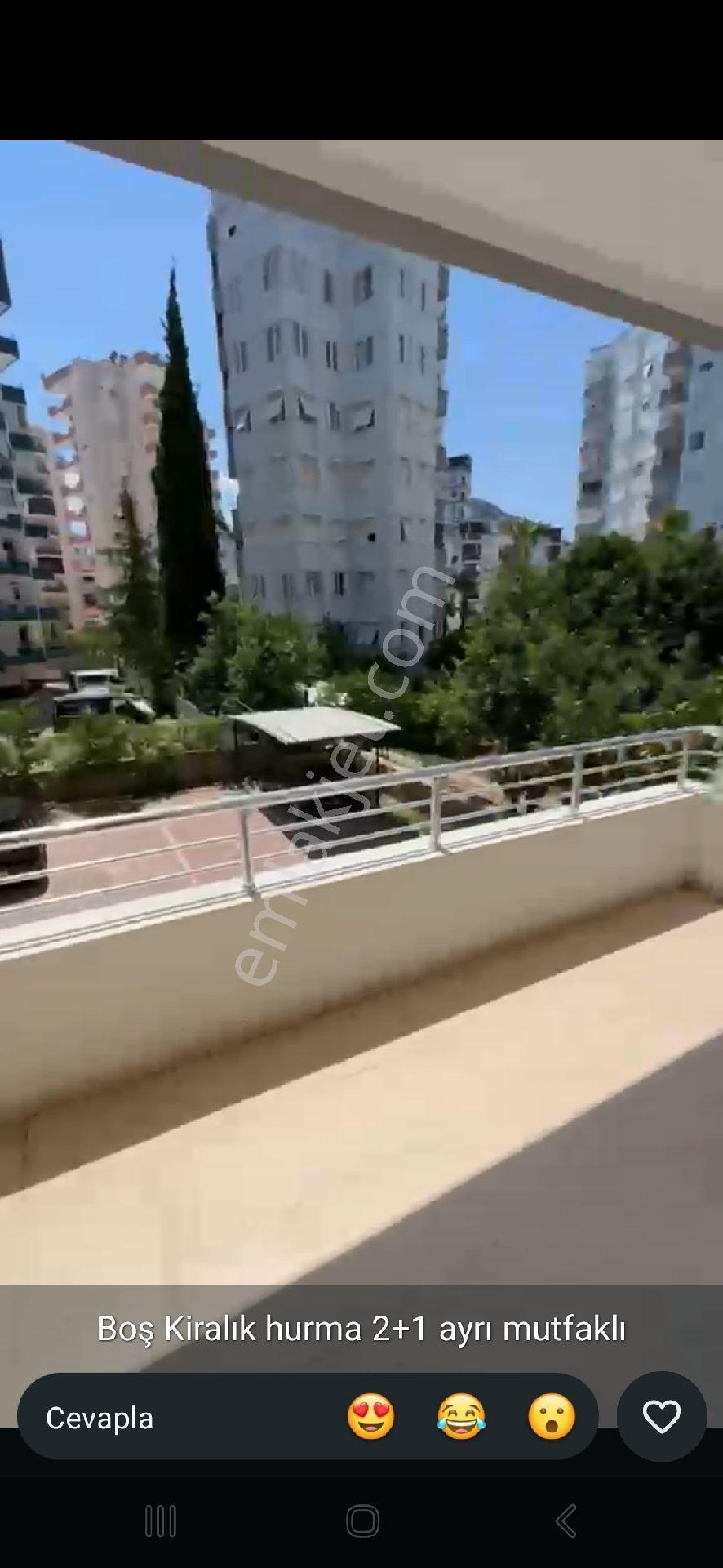 Konyaaltı Hurma'da 2+1 Daire Mutfaklı Boş Kiralık Daire