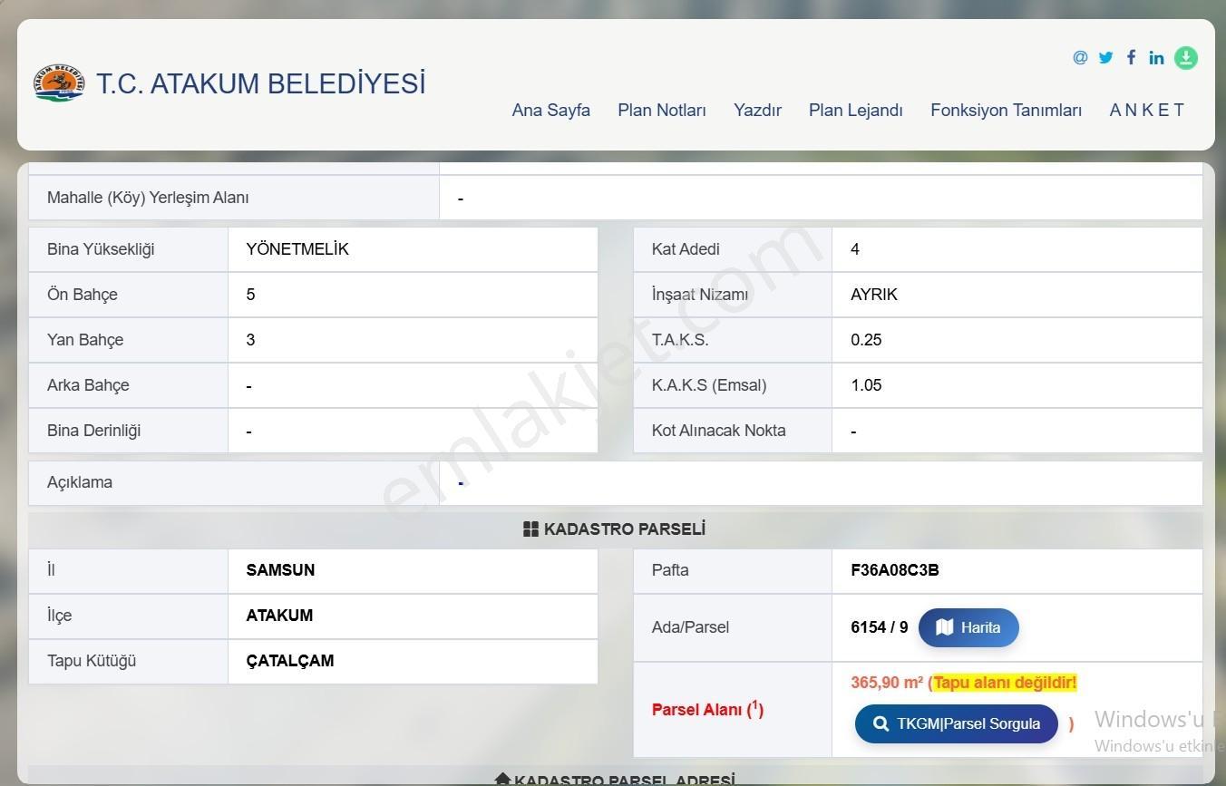 Remax Beycan Dan Atakum Çatalçam Konut İmarlı, Satılık Arsa - Görsel 4