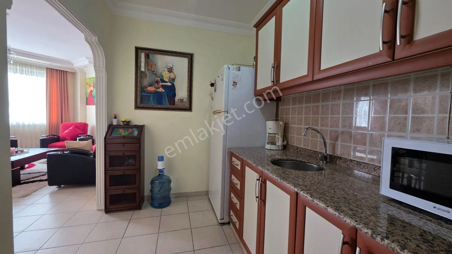 Alanya Obagölfe Denize 200 Metre Full Mobilyalı 2+1 Satılık Site İçi Daire - Görsel 10