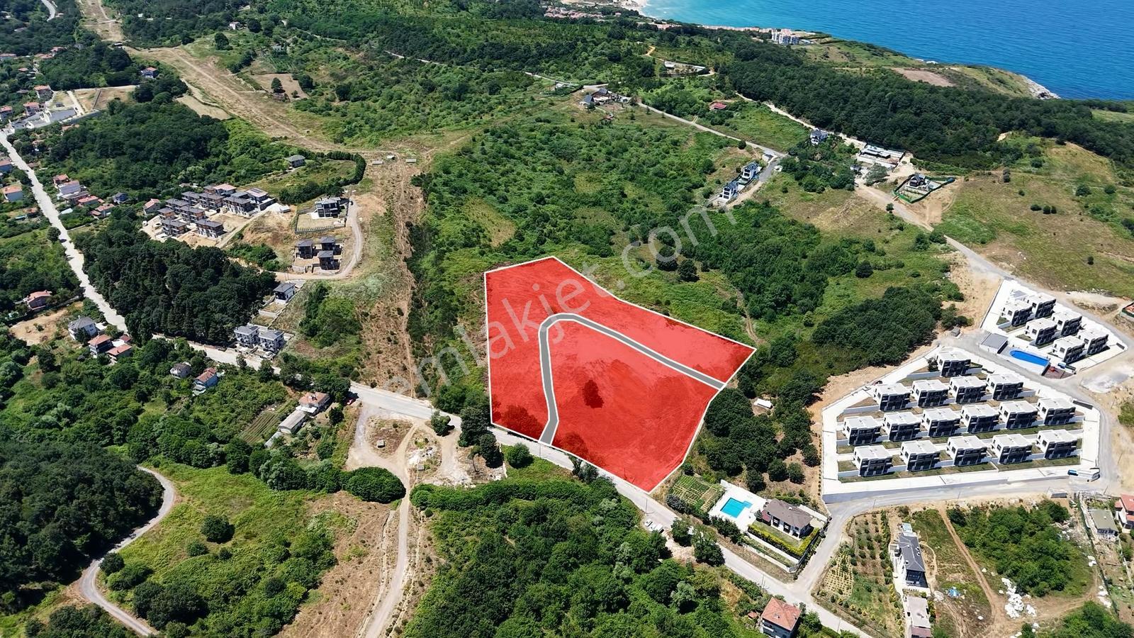 Şile İmrenli'de Otobana-denize Komşu 10.994m2 İmara Açık Arsa