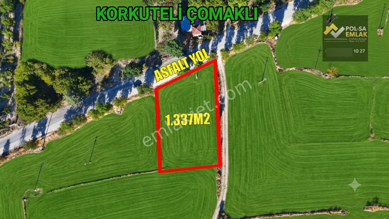 Korkuteli Çomaklı Köyü Satılık 1.337m2 Tarla Elektrik Su Var - Görsel 11