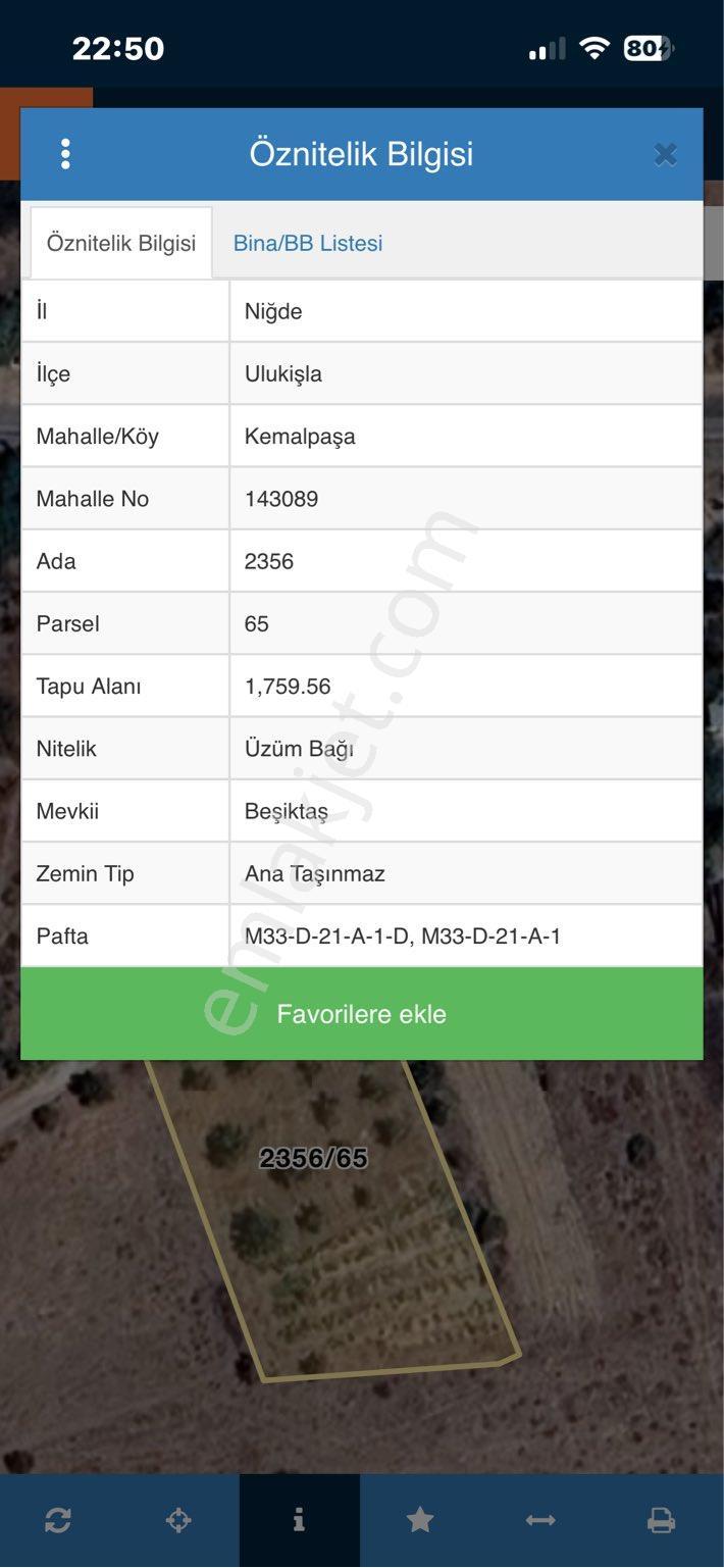 Ulukışlada Satılık Ceviz Ve Üzüm Bağı - Görsel 2
