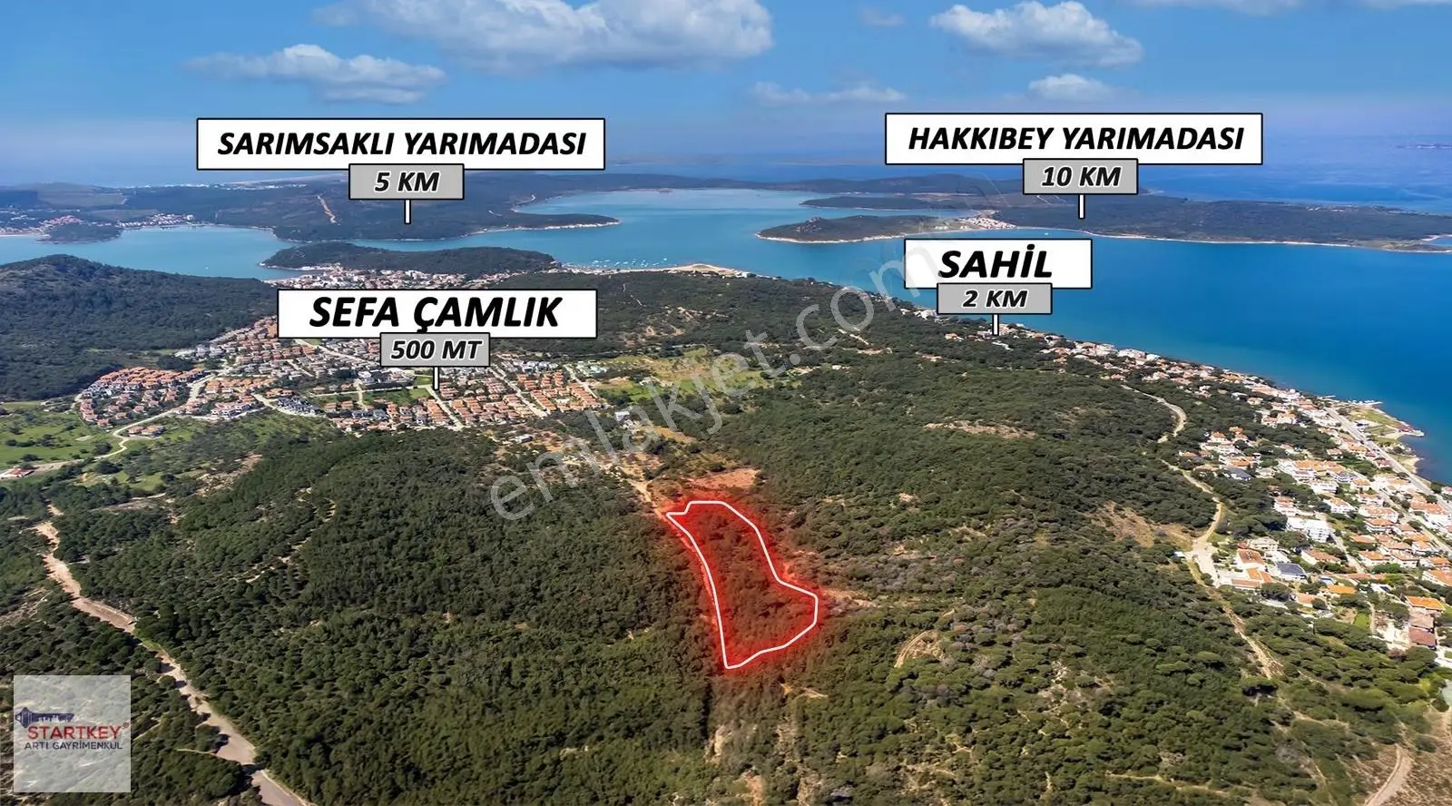 Ayvalık Sefa Çamlık Mahallesi Satılık Arazi - Görsel 5
