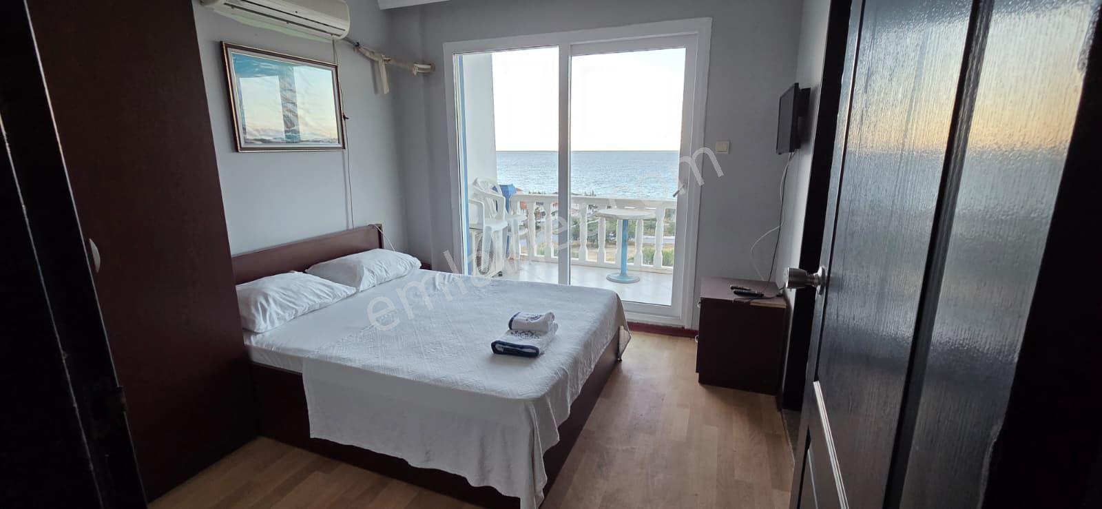 Mordoğan'da Ardıç Plajı Kapanmaz Deniz Manzaralı 18 Odalı Motel - Görsel 34