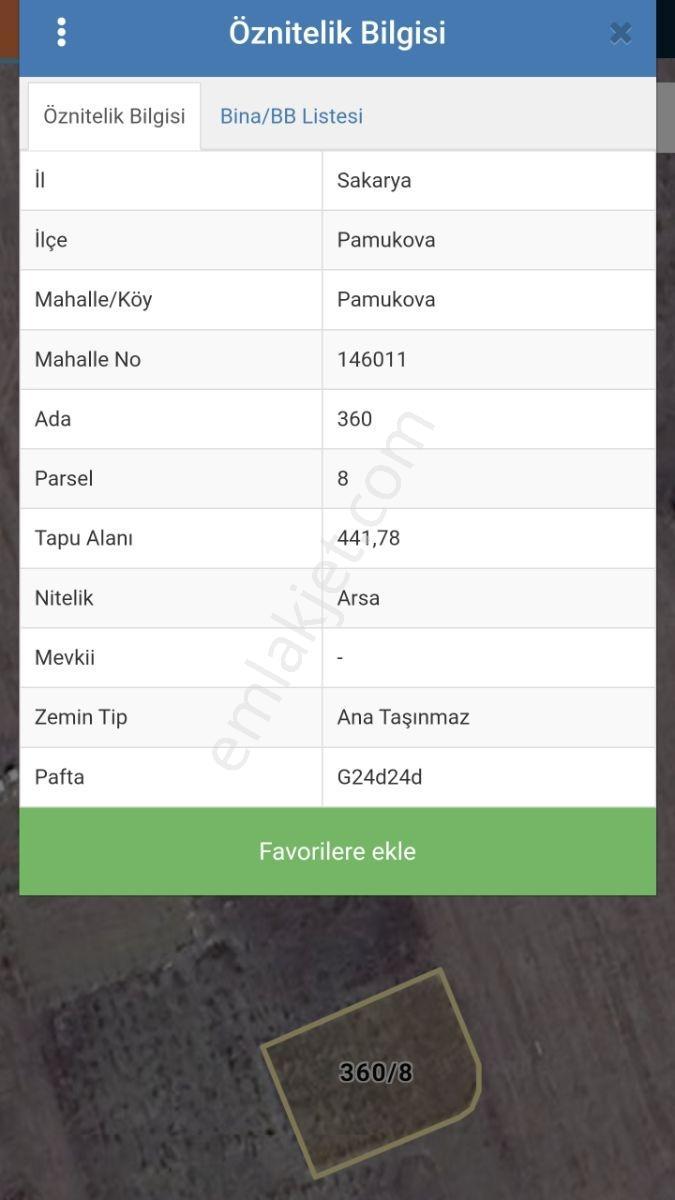 Adaplatin'den Pamukova Merkezde 442m2 Arsa %30 3 Kat Manzaralı - Görsel 9