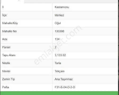 Kastamonu Merkez Satılık Tarla - Görsel 2