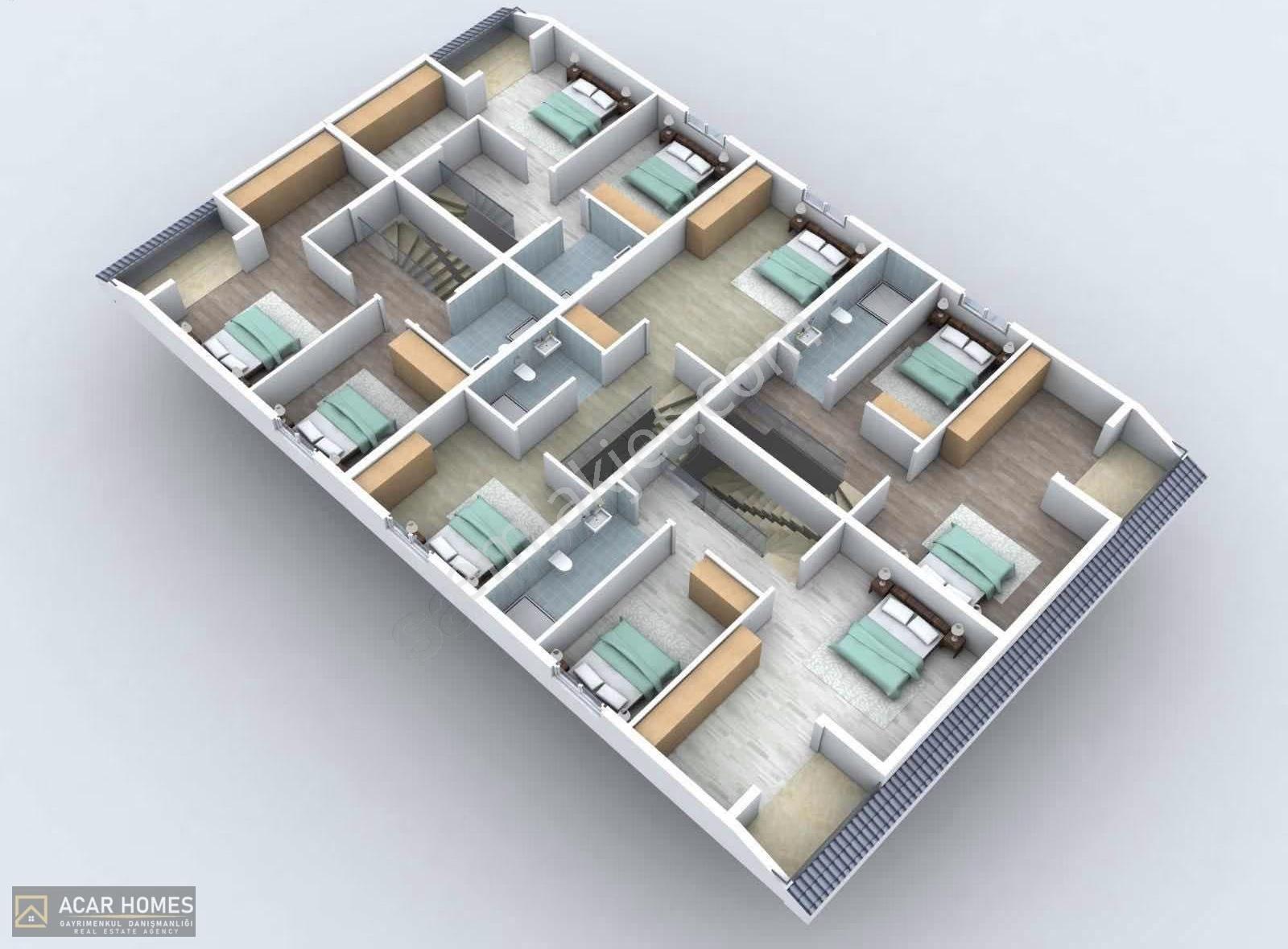 Fethiye Yeni Mah 2+1 75 M2 Giriş Kat Bahçeli Dairemiz Satılık - Görsel 9