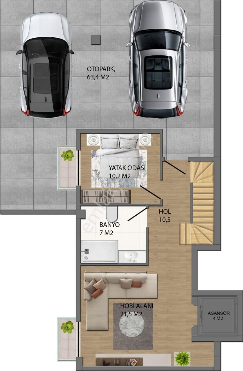 Mollayusuf Ultra Lüks Eşyalı 5+1 Villa Takasa Açık - Görsel 4