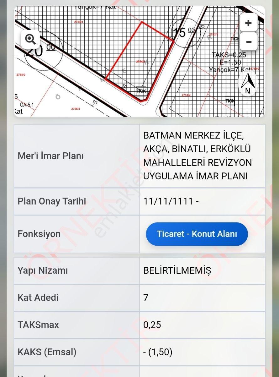 Çınar Emlak Hasankeyf Yolu Ticari+7kat Konut İmarlı Arsa Satıyor - Görsel 10