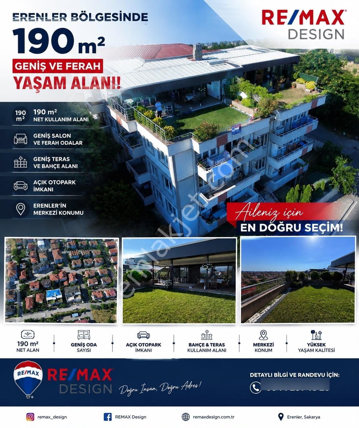 Remax Desıgn Erenlerde 4+1 Teraslı Satılık Lüks Daire