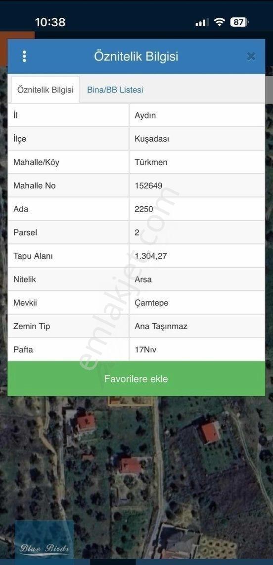 Kuşadası Merkezde 1300 Mt2 İmarlı Malikane Arsası - Görsel 2