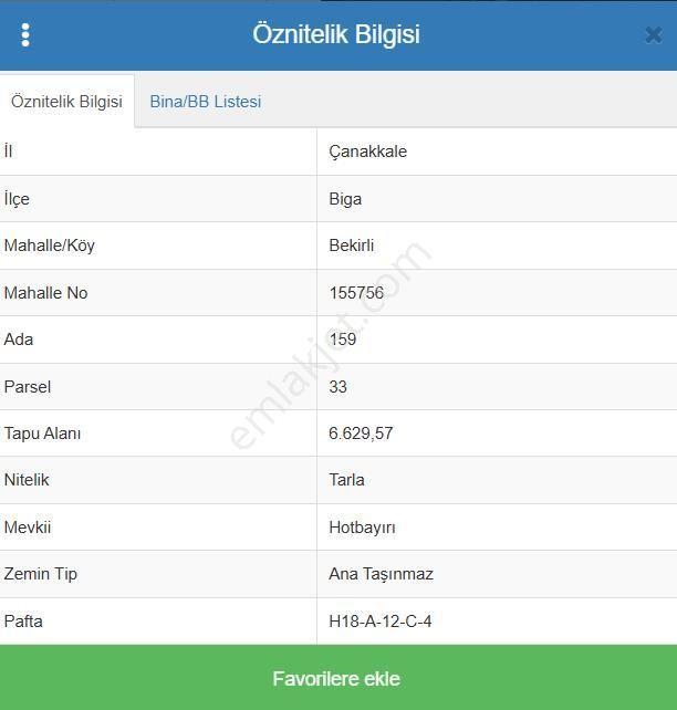 Çanakkale Biga Bekirli 6.629 M2 İçdaş Ve Osb'ye Yakın Tarla - Görsel 4