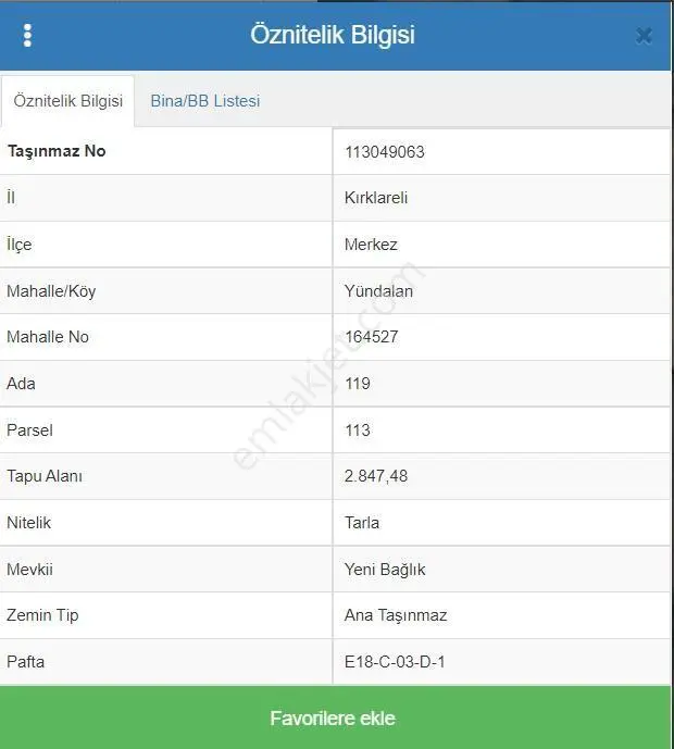 Kırklareli Merkez Yündalan'da Yatırıma Uygun Satılık Tarla - Görsel 4