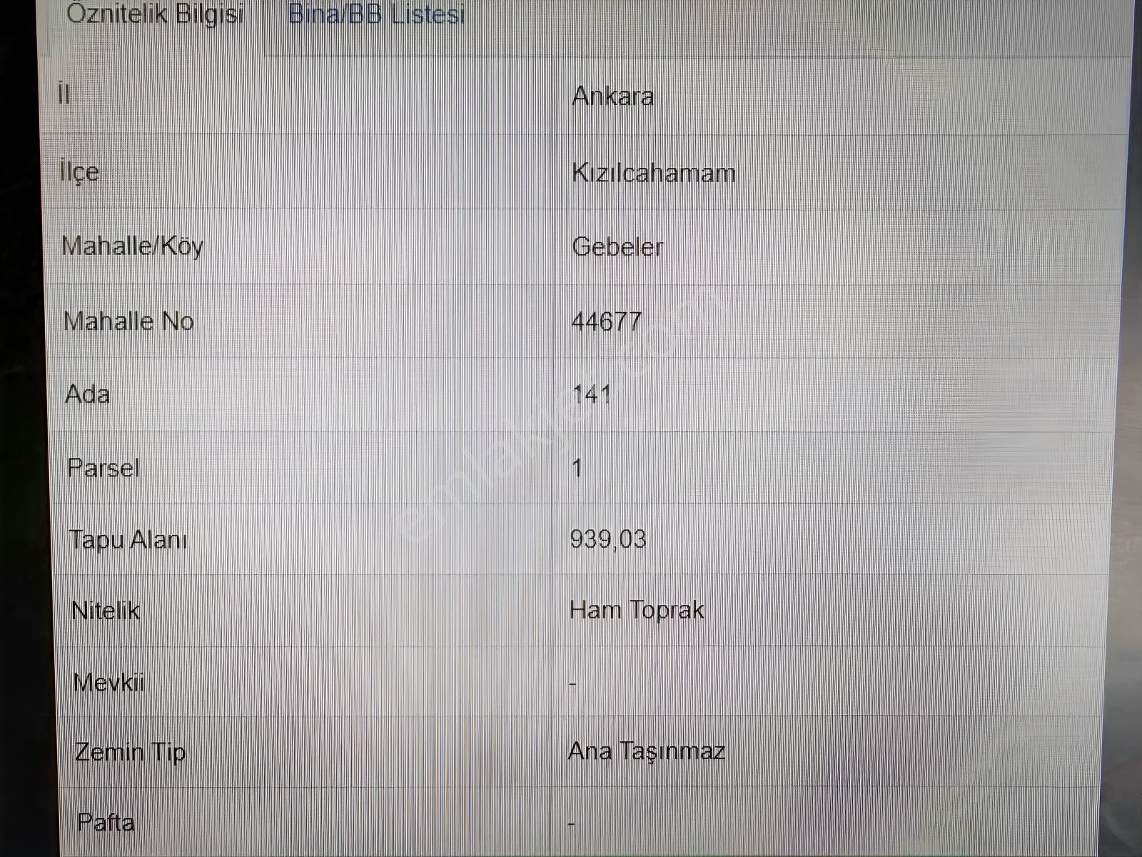 GEBELER KÖYÜNDE 939 M² TEK TAPULU KONUTLUK ARAZİ - TAKASA UYGUN - Görünüm 4