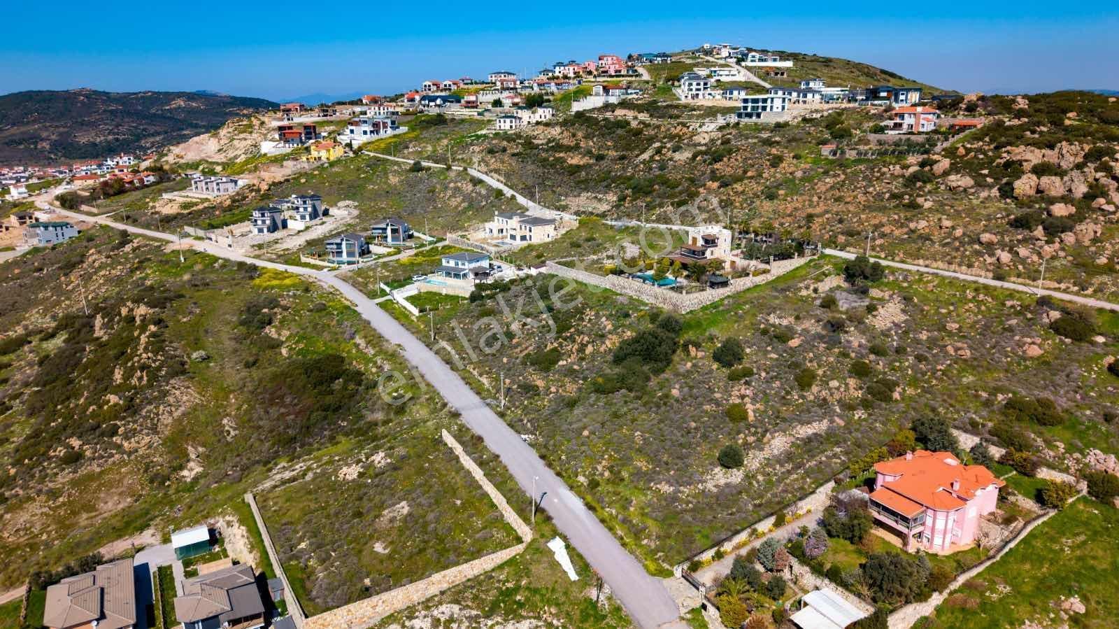 Foçaköyde Deniz Manzaralı 2 Lüks Villalık Satılık Arsa - Görsel 17