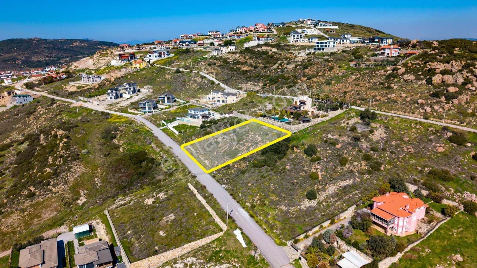 Foçaköyde Deniz Manzaralı 2 Lüks Villalık Satılık Arsa - Görsel 6