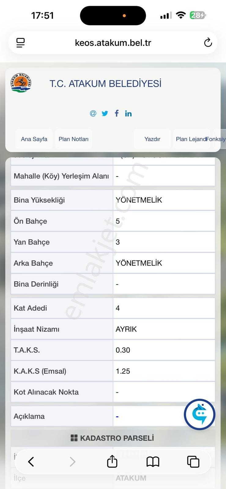 Rw. Beta T/ö'den Çatalcamda 4 Kata İmarlı Satılık Arsa - Görsel 4