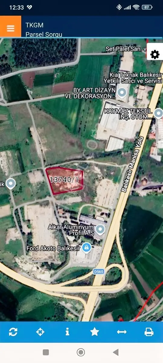 İlkgün Gayrimenkul'den Altıeylül Kesirvende Satılık Arsa Hissesi