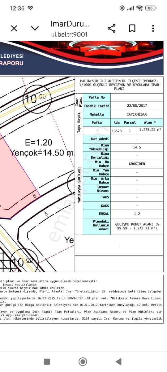 İlkgün Gayrimenkulden Çayırhisar Mah.satılık 651 M2 Arsa Hissesi - Görsel 3