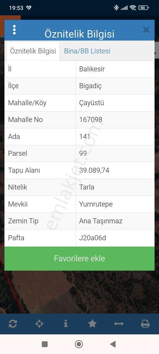 İlkgün Gayrimenkul'den Bigadiç'de Satılık Tarla - Görsel 2