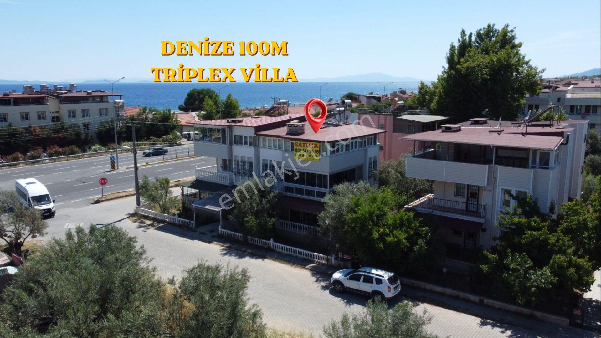 Altınoluk İlkbahar'dan Denize 100m Merkezi Konumda 3+2 Triplex Fırsat Villa - Görsel 2
