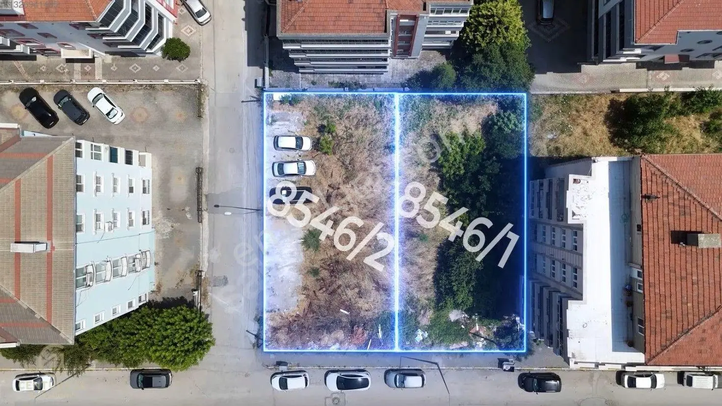 Balıkesir Bahçelievler'de 644 M² 5 Kat İmarlı Köşe Projelik Arsa