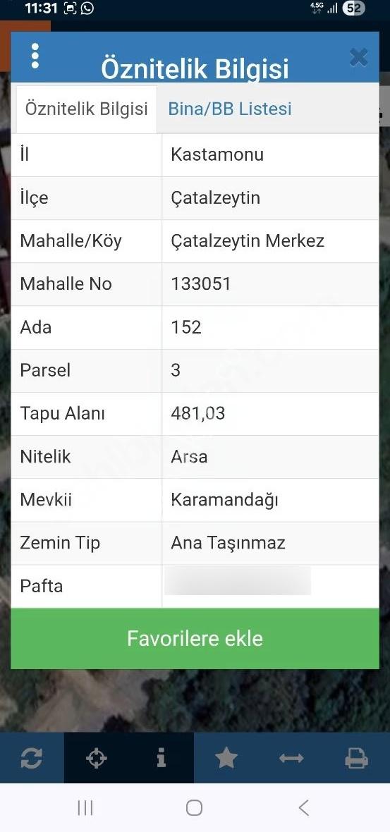 Acarlar Emlaktan Kastamonu Çatalzeytin De Satılık İmarlı Arsa - Görsel 9