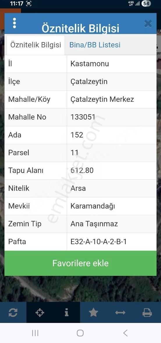 Acarlar Emlaktan Kastamonu Çatalzeytin De Satılık İmarlı Arsa - Görsel 5