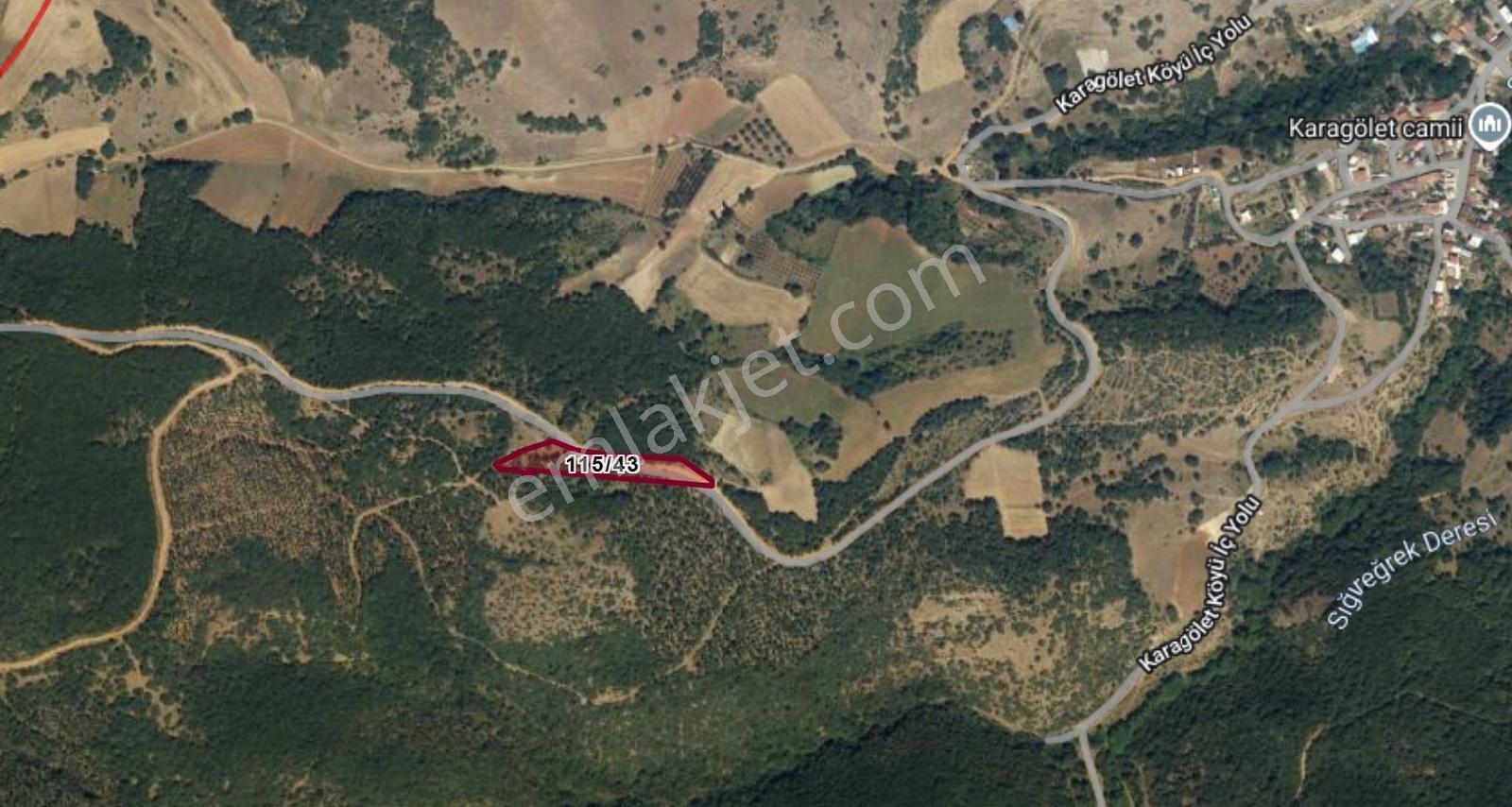 İnegöl Karagölette 1.200 M² Hisseli Satılık Tarla - Görsel 9